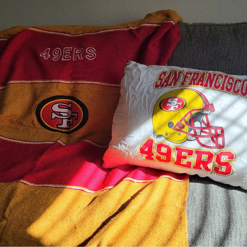 49er Blanket and Pillow